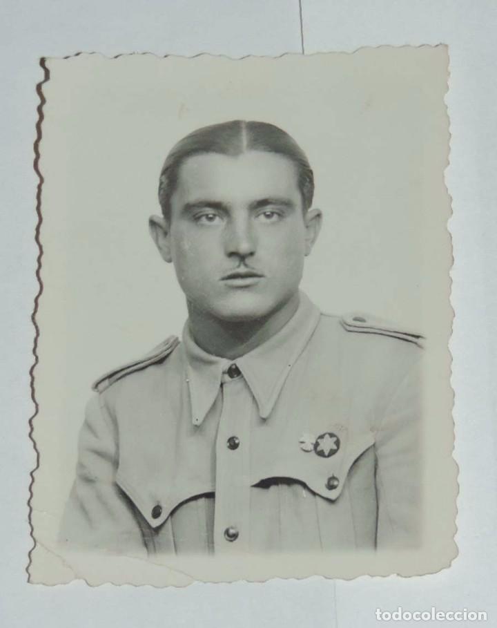 Militaria: FOTOGRAFIA DE OFICIAL ESPA&Ntilde;OL, COMANDANTE, MIDE 5,5 X 4 CMS.