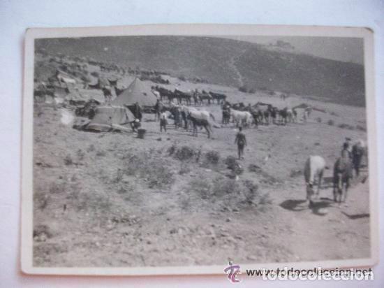 Militaria: GUERRA DE AFRICA : MILITARES DE CABALLERIA CON CABALLOS Y MOROS. A&Ntilde;OS 20