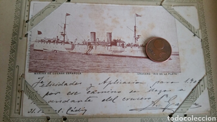 Militaria: Buscar fotograf&iacute;a marina de guerra espa&ntilde;ola crucero R&iacute;o de la Plata 1902