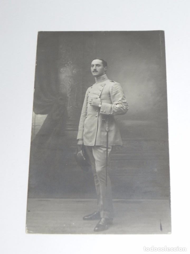 Militaria: FOTOGRAFIA DE MILITAR DE INFANTERIA, EPOCA DE ALFONSO XIII, NO CIRCULADA, TAMA&Ntilde;O POSTAL.