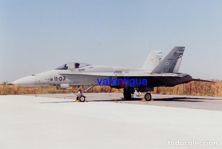 Militaria: Fotograf&iacute;a. Cazabombardero del Ejercito del Aire Espa&ntilde;ol C15-79  11-07. Avi&oacute;n.