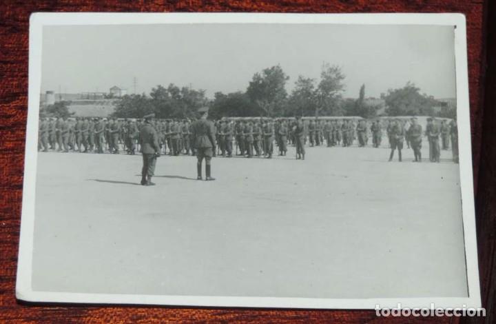 Military Antiques: FOTOGRAFIA DE JURA DE BANDERA EN EL COLEGIO DE GUARDIA JOVENES DE VALDEMORO EN 1943, GUARDIA CIVIL,