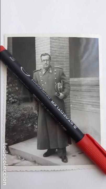 Militaria: Foto de comandante de Ingenieros agregado al Ej&eacute;rcito del Aire. A&ntilde;os 40.