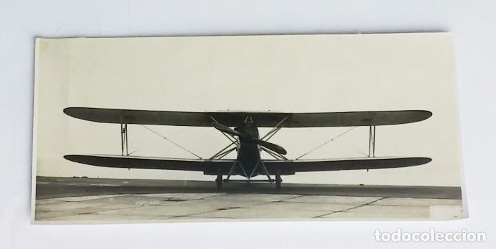 Militaria: FOTOGRAFIA DE AVION MILITAR ESPA&Ntilde;OL,  A&Ntilde;OS 20 / 30,  MIDE 16 X 7,8 CMS.