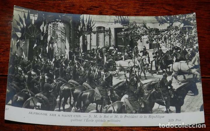 Military Antiques: FOTO POSTAL DEL REY ALFONSO XIII EN SAINT-CYR (FRANCIA), A&Ntilde;O 1905, N. 41, FOTO ND. NO CIRCULADA.