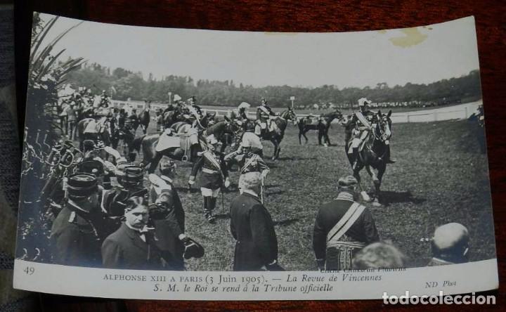 Military Antiques: FOTO POSTAL DEL REY ALFONSO XIII EN PARIS (FRANCIA), A&Ntilde;O 1905, N. 49, FOTO ND. NO CIRCULADA.