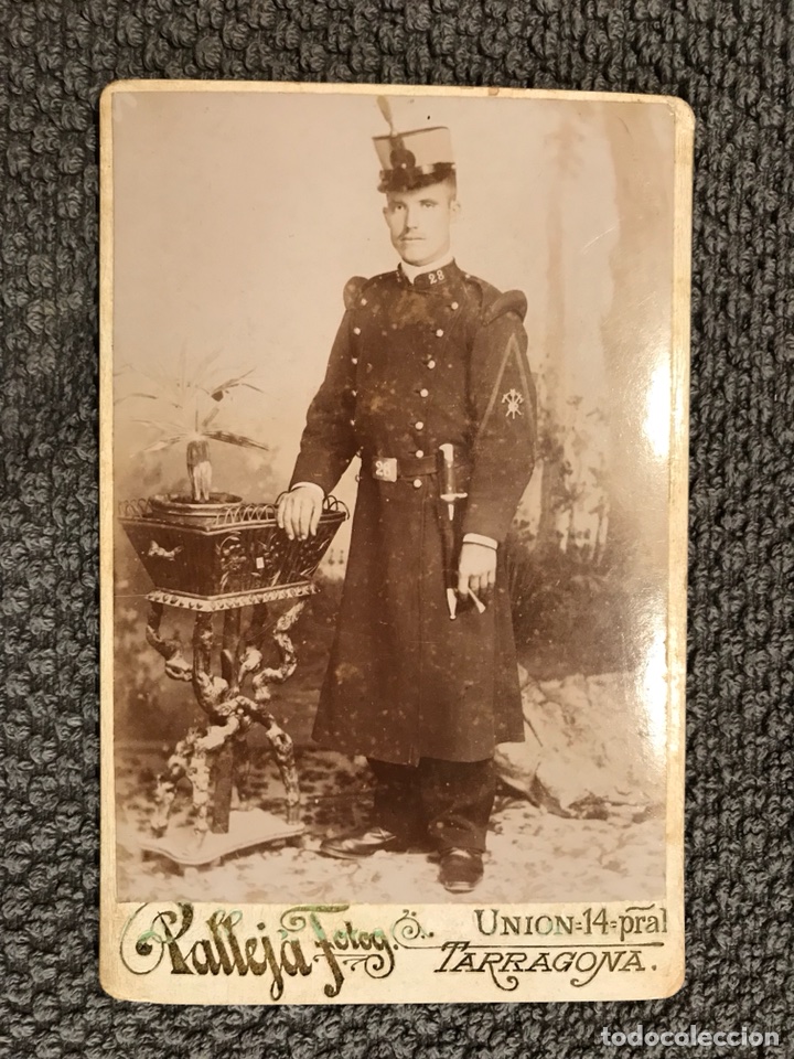 Militaria: MILITAR &ldquo;Fotograf&iacute;a Palleja&rdquo; (Finales del Siglo XIX)