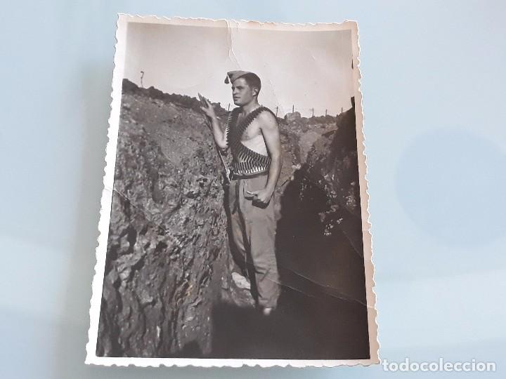 Militaria: ANTIGUA FOTOGRAFIA - SOLDADO LEGION ESPA&Ntilde;OLA - SIDI IFNI - SAHARA ESPA&Ntilde;OL MARRUECOS A&Ntilde;OS 60