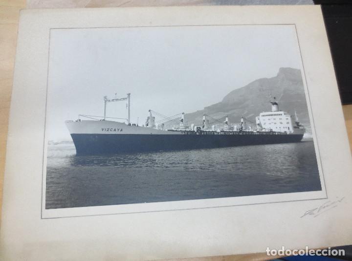 Militaria: FOTOGRAF&Iacute;A BUQUE VIZCAYA FOTO VRIES