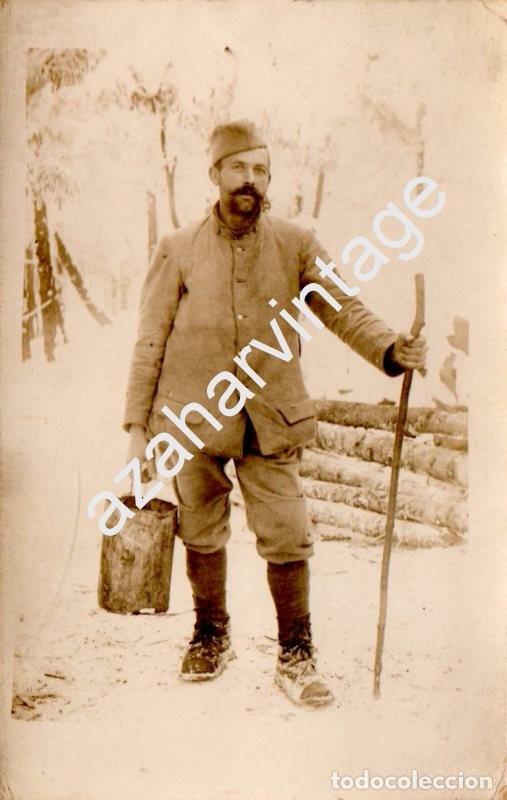 Militaria: ESPECTACULAR POSTAL FOTOGRAFICA, 1897, SOLDADO RUSO