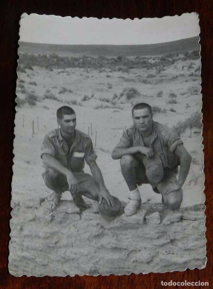 Military Antiques: MILITARES EN EL SAHARA ESPA&Ntilde;OL 1963, MIDE 10 X 7 CMS.