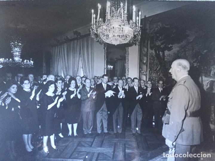 Militaria: AUDIENCIA DE FRANCO A LA ORQUESTA NACIONAL DE ESPA?A EN EL PALACIO REAL