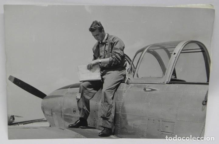 Militaria: FOTOGRAFIA DE EL REY JUAN CARLOS I DE BORBON EN 1959 ALFEREZ ALUMNO EN LA ACADEMIA GENERAL DEL AIRE