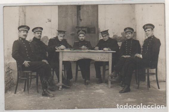 Militaria: Postal fotogr&aacute;fica. Militares ? ingenieros ? correos ? Sin circular. No figura fot&oacute;grafo.