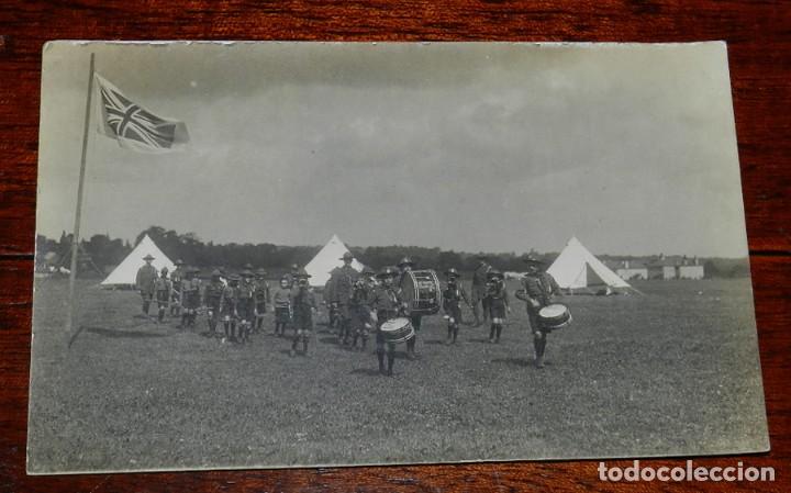 Militaria: ANTIGUA FOTO POSTAL DE BOY SCOUTS, EN INGLATERRA , EXPLORADORES, ESCULTISMO, VER LAS DOS FOTOS PUEST