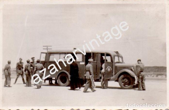 Militaria: ANTIGUA FOTOGRAFIA, SOLDADOS DE SANIDAD, 88X60MM