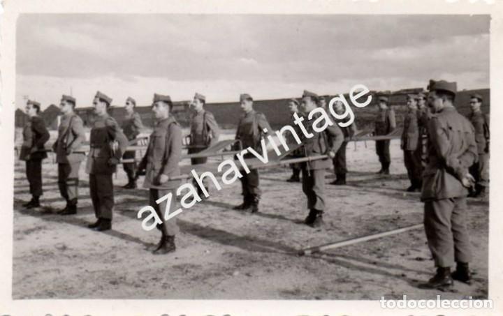 Militaria: ANTIGUA FOTOGRAFIA, SOLDADOS DE SANIDAD, 88X60MM