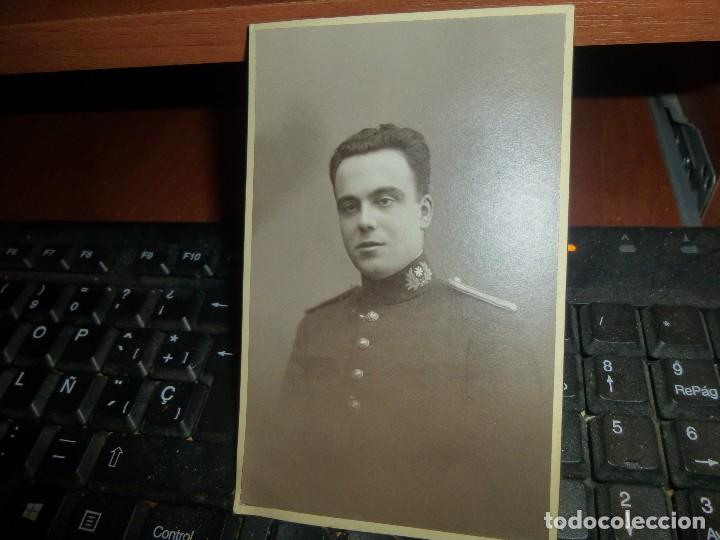 Militaria: fotografia de joven con uniforme de la orden de malta?, en tarjeta postal rigida, 13,5 x 8,5 cm.