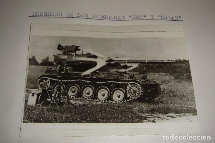 Militaria: Fotograf&iacute;a de tema militar. Progreso de los programas HOT y MILAN