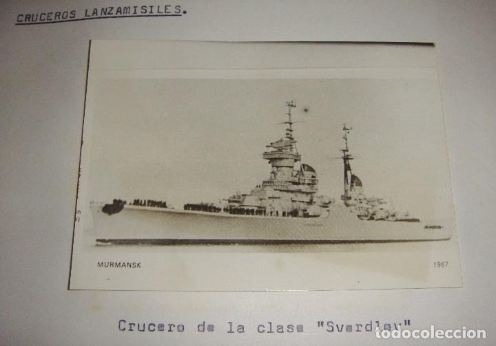 Militaria: Fotograf&iacute;a de tema militar. Crucero Lanza-misiles, de la clase SVERDLEV.