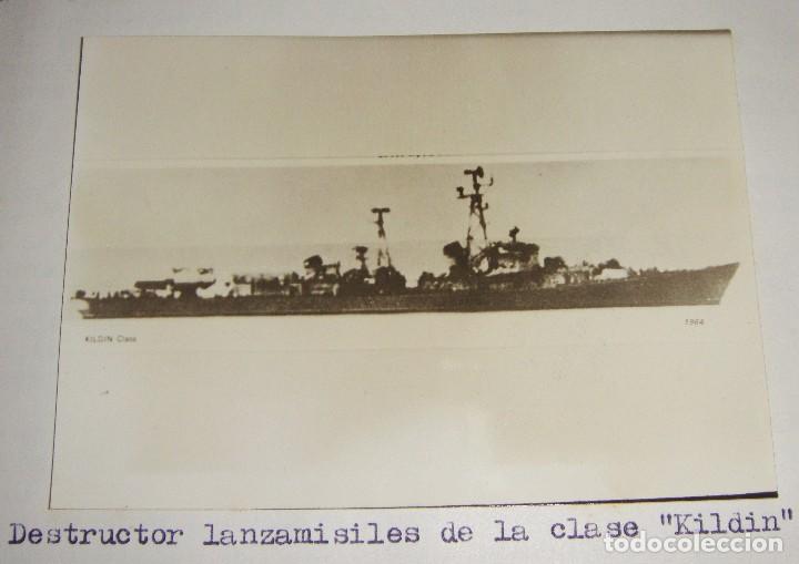 Militaria: Fotograf&iacute;a de tema militar. Destructor lanza-misiles de la clase KILDIN.