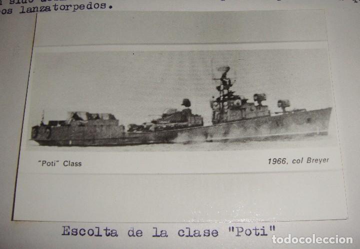 Militaria: Fotograf&iacute;a de tema militar. Escolta de la clase POTI.