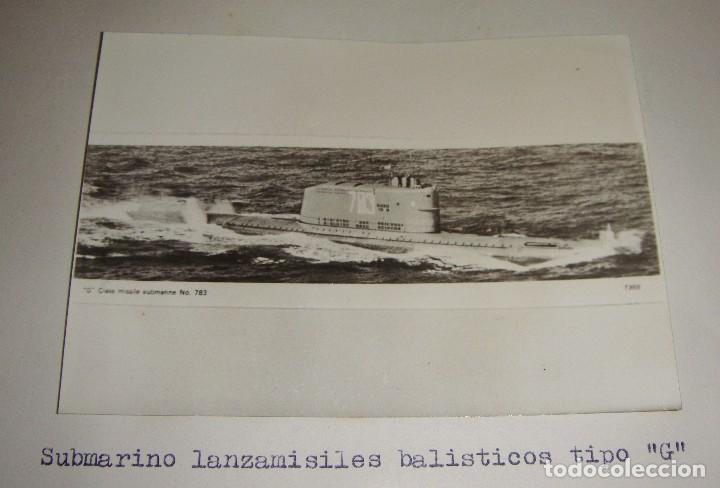 Militaria: Fotograf&iacute;a de tema militar. Submarino lanza misiles bal&iacute;sticos tipo G
