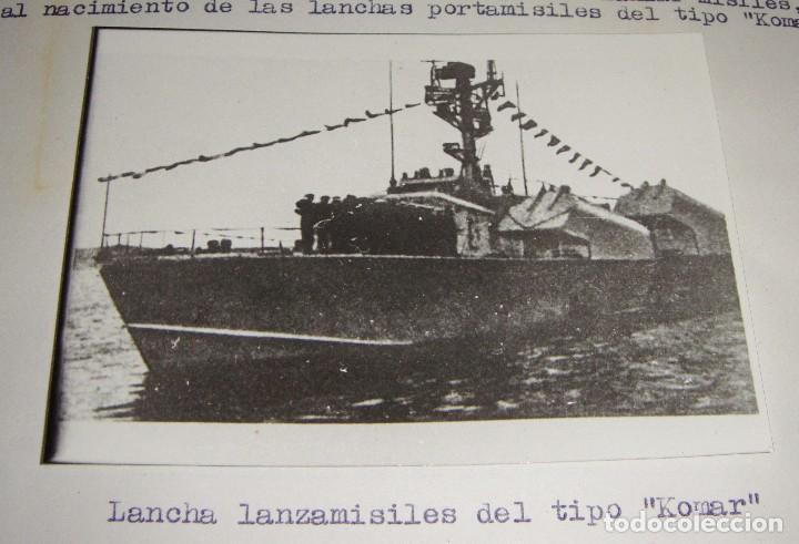 Militaria: Fotograf&iacute;a de tema militar. Lancha lanza-misiles del tipo KOMAR.