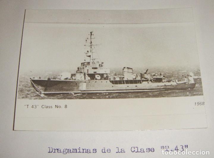 Militaria: Fotograf&iacute;a de tema militar. Dragaminas de la clase T43