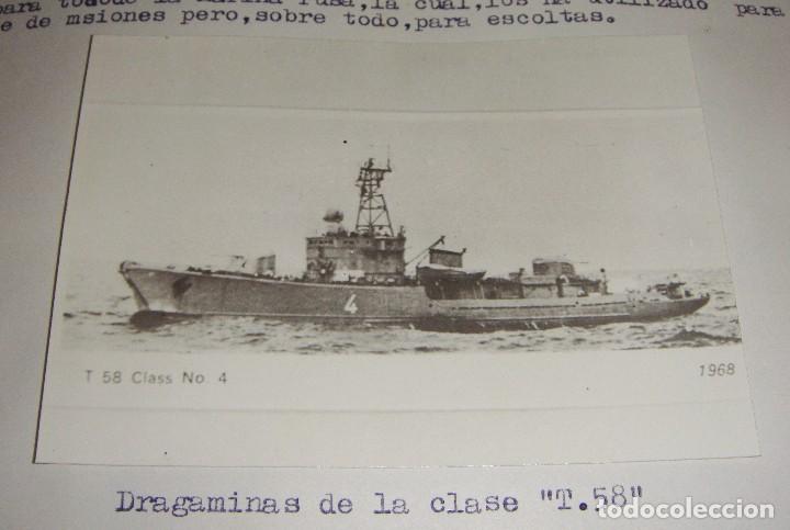 Militaria: Fotograf&iacute;a de tema militar. Dragaminas de la clase T58