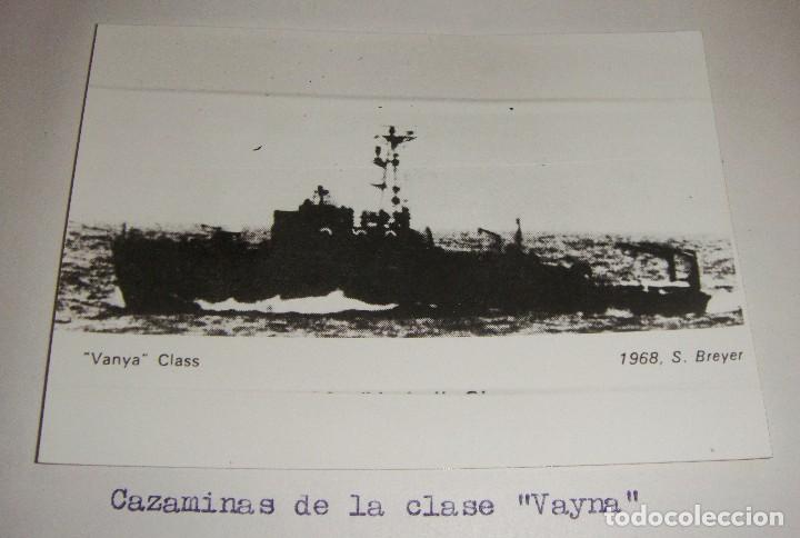 Militaria: Fotograf&iacute;a de tema militar. Cazaminas de la clase WAYNA.