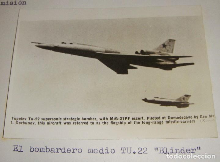 Militaria: Fotograf&iacute;a de tema militar. El bombardero medio TU22 BLINDER