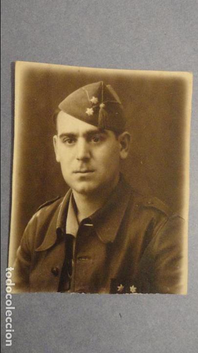 Militaria: ANTIGUA FOTOGRAFIA DE MILITAR.FRANCISCO HERRERA.GUERRA CIVIL.FOTO SERRANO.SEVILLA.1939