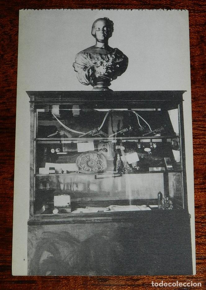 Militaria: ANTIGUA POSTAL DE  BUSTO DE LA REINA ISABEL II, MUSEO SAN TELMO, SAN SEBASTIAN, ED. HAUSER & MENET,