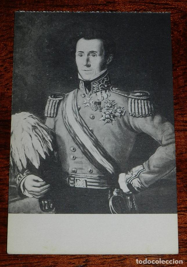 Militaria: ANTIGUA POSTAL DE EL GENERAL LACY EVANS, MUSEO DE SAN TELMO, SAN SEBASTIAN, ED. HAUSER & MENET, NO C