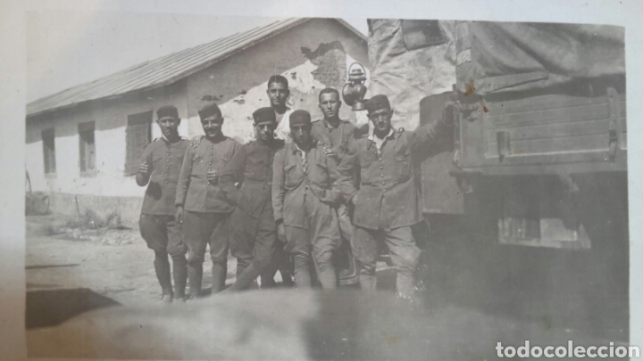 Military Antiques: Foto postal militar guerra de africa