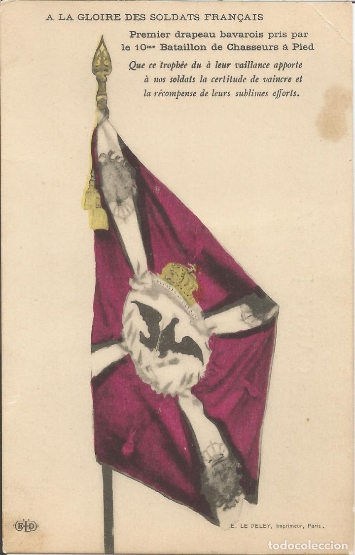 Militaria: A LA GLOIRE DES SOLDATS FRAN&Ccedil;AIS, PREMIER DRAPEAU 10me.BATAILLON - E.LE DELEY - S/C