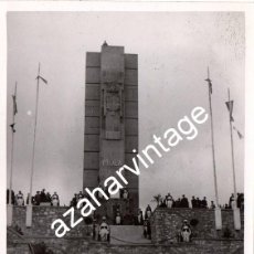 Militaria: ALCOCERO DE MOLA, BURGOS, 1939, INAUGURACION DEL MONUMENTO A MOLA, RARISIMA,130X180MM. Lote 117933531
