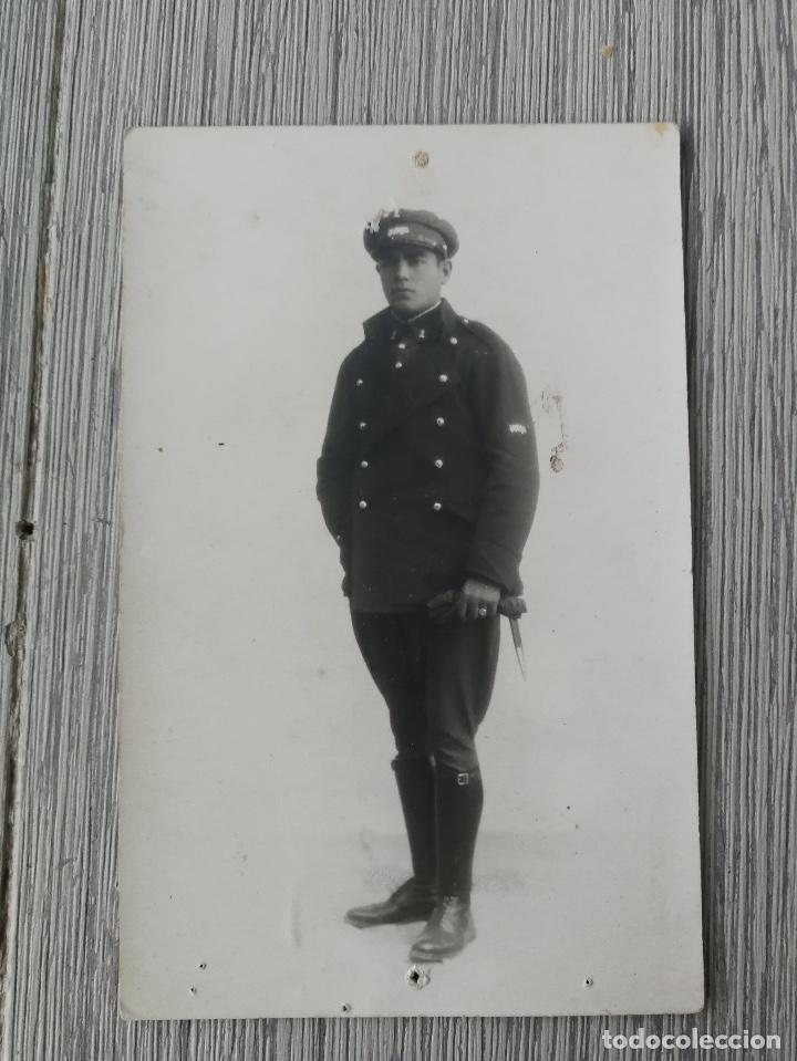 Militaria: ANTIGUA FOTOGRAFIA POSTAL DE 1927 - CONDUCTOR CUERPO DE INGENIEROS -