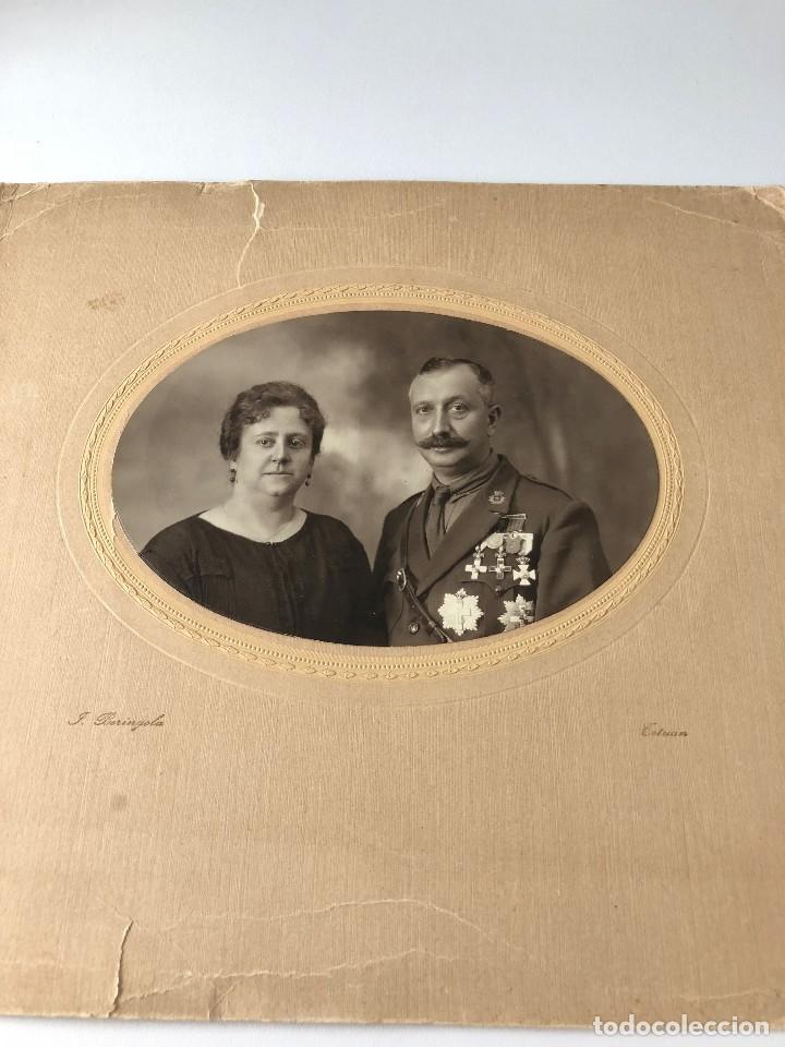 Militaria: FOTOGRAF&Iacute;A RETRATO DE OFICIAL ESPA&Ntilde;OL MUY CONDECORADO GUERRA DE &Aacute;FRICA ALFONSO XIII CRUZ AL MERITO