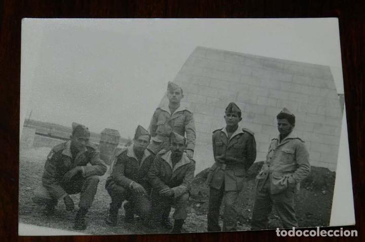 Military Antiques: FOTOGRAFIA DE CUARTEL DE LEGIONARIOS, LEGION, POSIBLEMENTE EN EL SAHARA ESPA&Ntilde;OL, A&Ntilde;OS 40, MIDE 11
