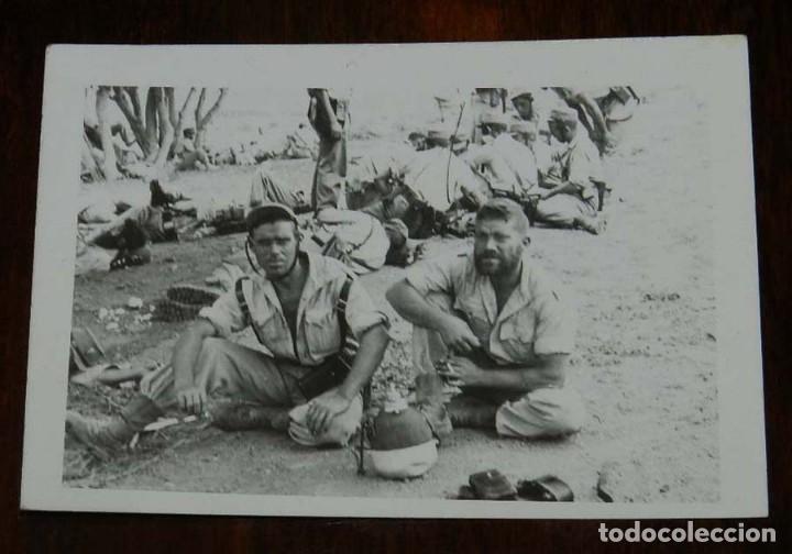 Military Antiques: FOTOGRAFIA  DE CUARTEL DE LEGIONARIOS, LEGION,  POSIBLEMENTE EN EL SAHARA ESPA&Ntilde;OL, A&Ntilde;OS 40, FOTO MAR