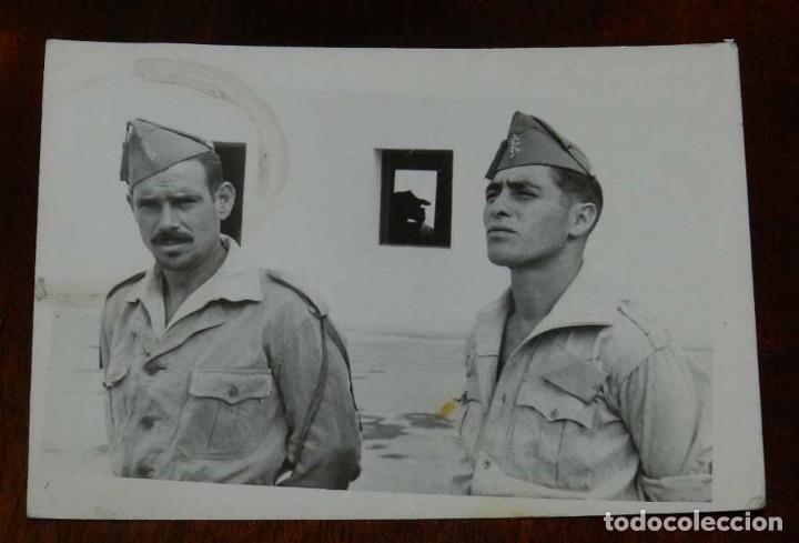 Military Antiques: FOTOGRAFIA DE CUARTEL DE LEGIONARIOS, LEGION, POSIBLEMENTE EN EL SAHARA ESPA&Ntilde;OL, A&Ntilde;OS 40, FOTO MAR