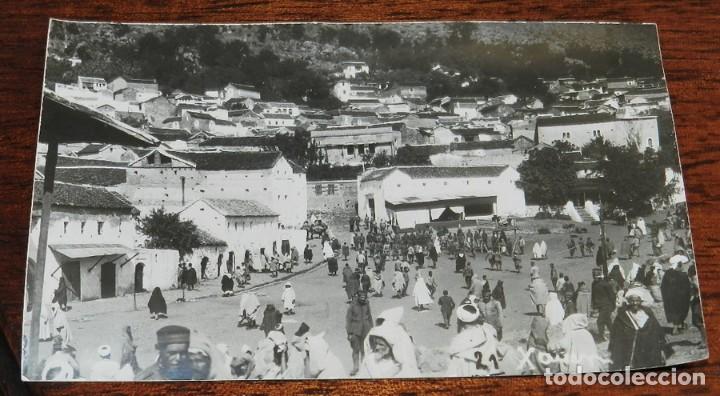 Military Antiques: Fotograf&iacute;a de Xauen (Marruecos) 1923, vista general, Guerra del Rif, tama&ntilde;o postal