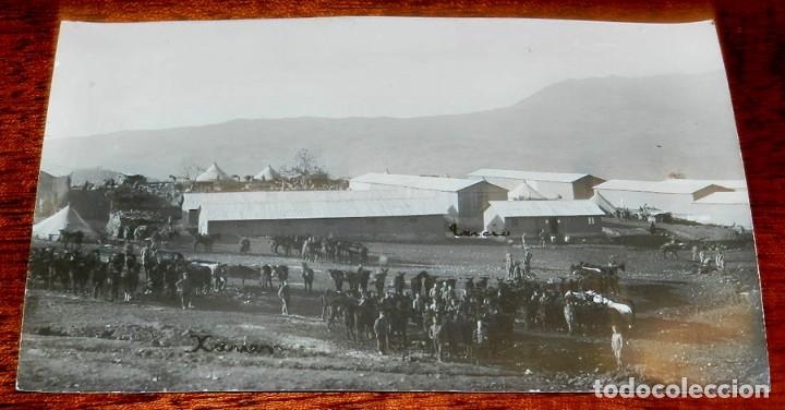 Military Antiques: Fotograf&iacute;a de Xauen (Marruecos) 1923, campamento a las afueras, vista general, Guerra del Rif, tama&ntilde;