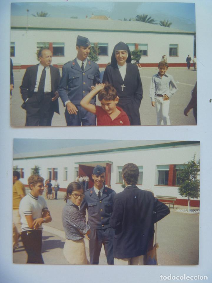 Militaria: LOTE DE 2 FOTOS DE MILITAR DE AVIACION CON FAMILIARES