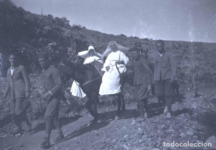 Militaria: NEGATIVO DE CELULOIDE DE LA GUERRA DEL RIF, MONJAS ENFERMERAS (MARRUECOS) 1924 - 1925 LA HEMOS POSI