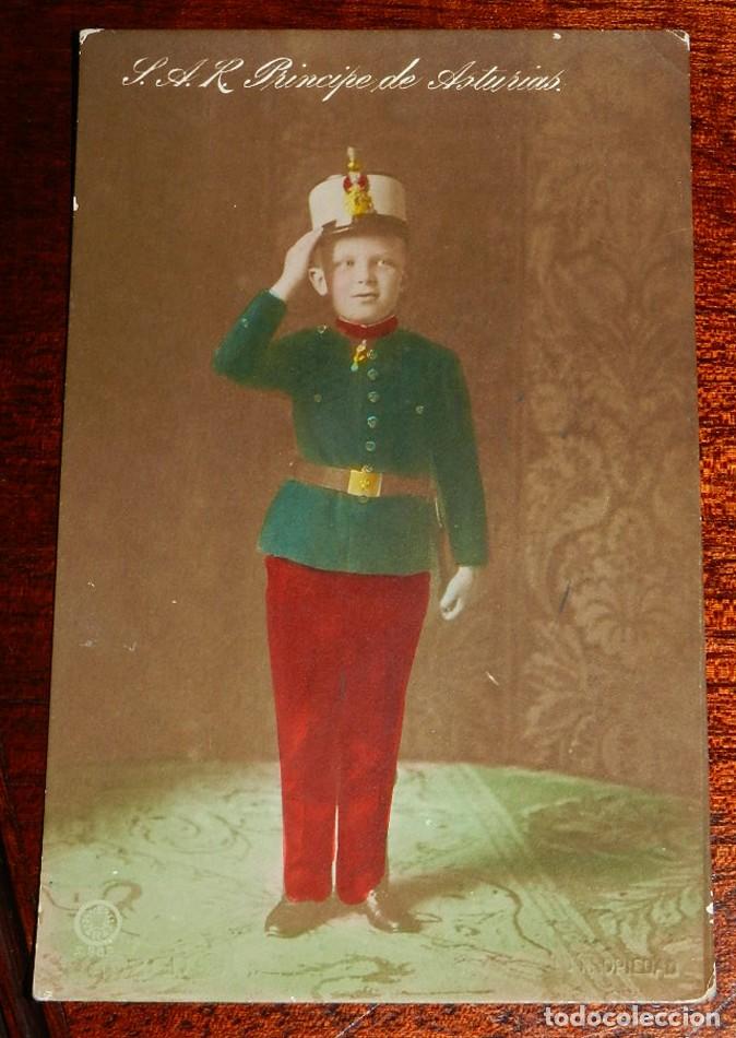 Militaria: FOTOGRAFIA DE EL PRINCIPE DE ASTURIAS, ED. E.R. MADRID, MONARQUIA, TAMA&Ntilde;O POSTAL, NO CIRCULADA, ESCR
