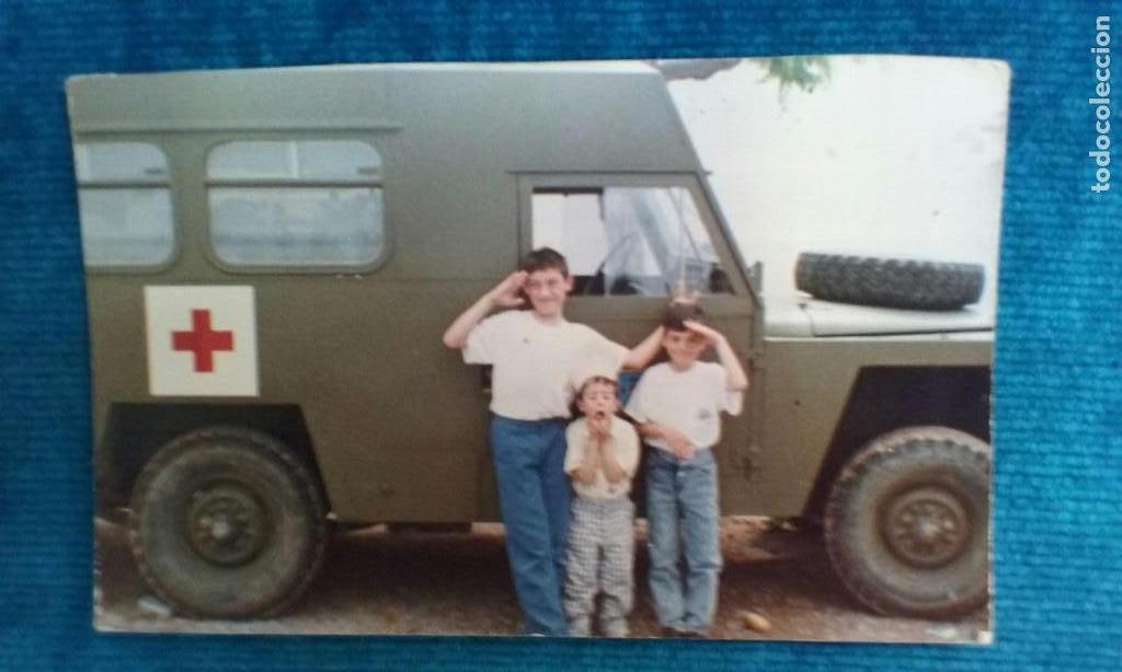 Militaria: Antigua fotografia Cruz Roja.
