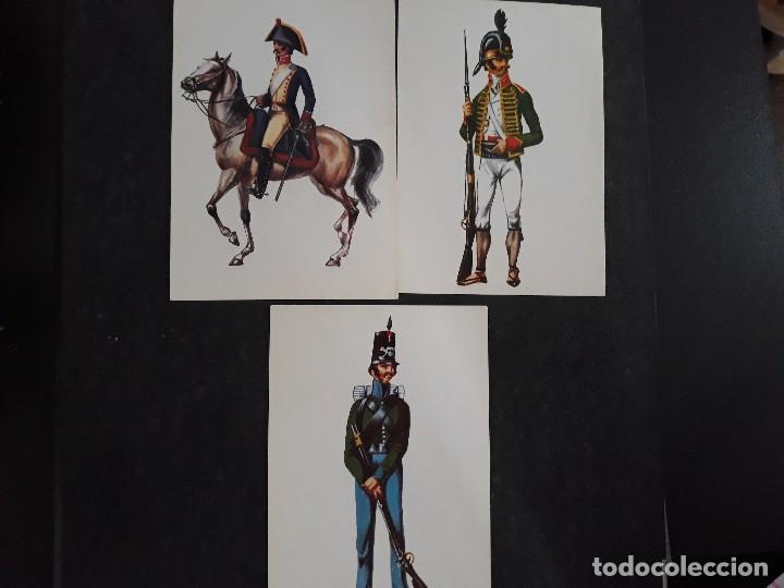Militaria: 3 laminas talleres del servio geografico ejercito